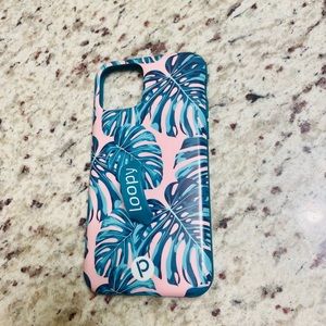 iPhone 11 Pro Loopy Case Pink Monstera Righty EUC